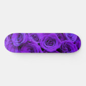 Skateboard Rose violet, fleurs violettes violettes (Horz)