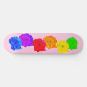 Skateboard Roses arc-en-ciel (Horz)
