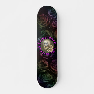 Skateboard Roses arc-en-ciel (foncé) Métal précieux