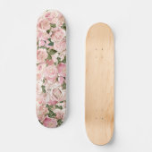 Skateboard Roses Blush Pink Gold Glam (Recto)