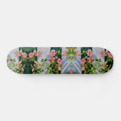 Skateboard Roses d'aquarelle rose (Horz)