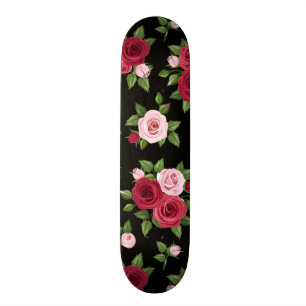 Skateboard Roses de minuit