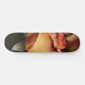 Skateboard Roses orange, rouge et jaune (Horz)