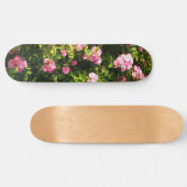 Skateboard Roses roses en fleur (Horz)