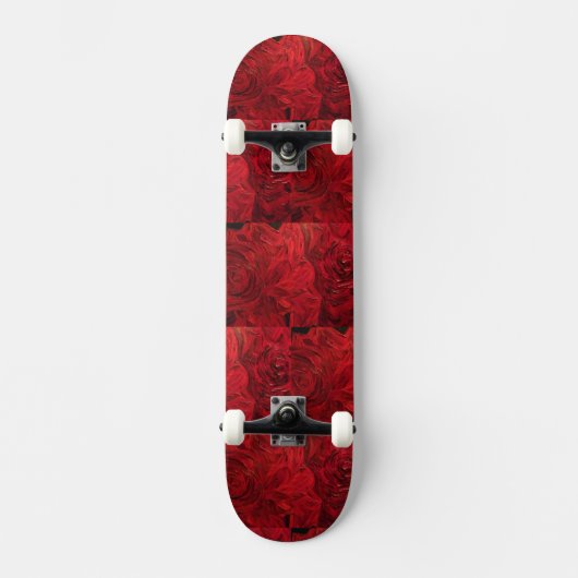 Skateboard Roses Rouges (Recto)