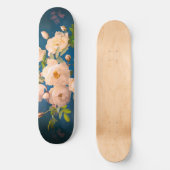 Skateboard Roses rouges en poudre romantique (Recto)