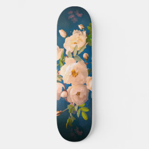 Skateboard Roses rouges en poudre romantique