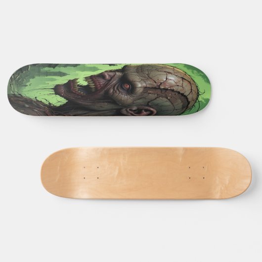 Skateboard Rotting Zombie Face - Horror (Horz)
