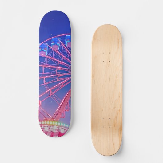 Skateboard Roue bleue (Recto)