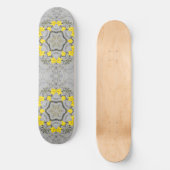 Skateboard Roue d'harmonie de jonquilles (Recto)