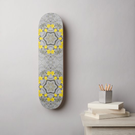 Skateboard Roue d'harmonie de jonquilles (Art mural)
