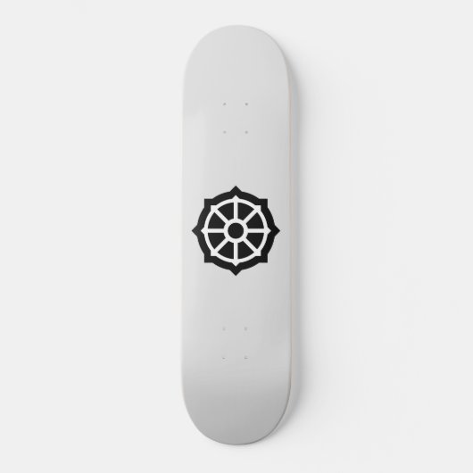 Skateboard Roue du Dharma (bouddhisme, hindouisme) (Recto)