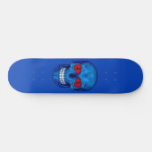 Skateboard Rouge Blanc Bleu USA Zombie Skull Skull board (Horz)
