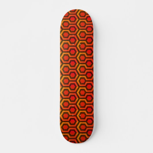 Skateboard Rouge brillant (Devant)