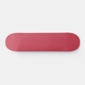 Skateboard Rouge brique (couleur solide) (Horz)