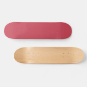 Skateboard Rouge brique (couleur solide) (Horz)