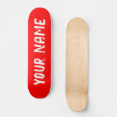 Skateboard Rouge Cool (Recto)