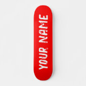 Skateboard Rouge Cool (Devant)