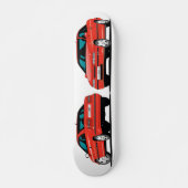 Skateboard Rouge d'Opel Calibra (Devant)