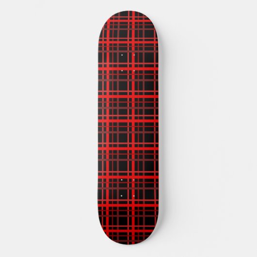 Skateboard Rouge et noir (Recto)