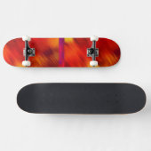 Skateboard rouge et orange (Horz)