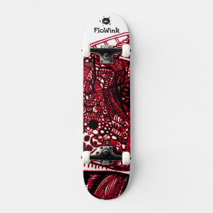 Skateboard Rouge noir cool
