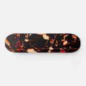 Skateboard Rouge noir jaune (Horz)