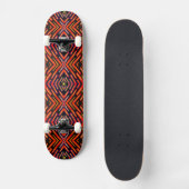 Skateboard Rouge Orange Noir Incandescent (Recto)