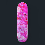 Skateboard Rouge rose violet moderne Art Abstrait coloré<br><div class="desc">Pink Red Purple Moderne Colorful Abstrait Art tendance Custom Blank Modèle skateboard.</div>