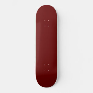 Skateboard Rouge sanguin (couleur solide)