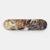 SKATEBOARD ROUGE TAILLÉ HAWK (Horz)