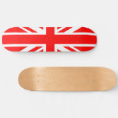 Skateboard Rouge Union Jack (Horz)