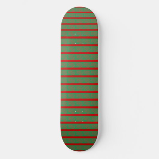 Skateboard Rouge Vert  (Recto)