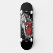 Skateboard rouge voiture Abstraite (Recto)