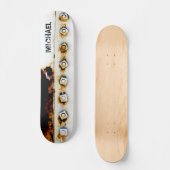 Skateboard Rouille - Personnalisée (Recto)