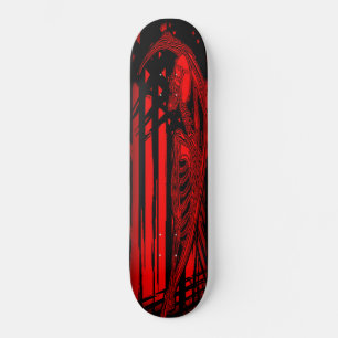 Skateboard Roulette rouge