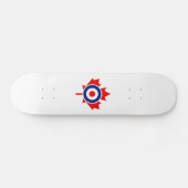 Skateboard Rounde canadienne de la feuille d'érable Mod CANAD (Horz)