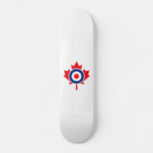 Skateboard Rounde canadienne de la feuille d'érable Mod CANAD