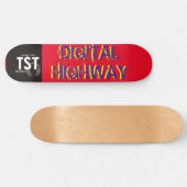 SKATEBOARD ROUTE NUMÉRIQUE / TST / JMT SKATEBOARDS (Horz)