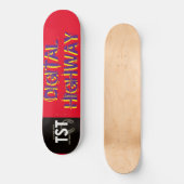 SKATEBOARD ROUTE NUMÉRIQUE / TST / JMT SKATEBOARDS (Recto)