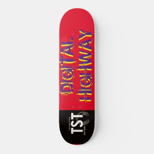 SKATEBOARD ROUTE NUMÉRIQUE / TST / JMT SKATEBOARDS (Recto)