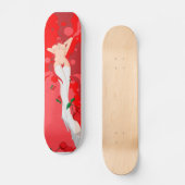 Skateboard Roux de cerise (Recto)