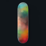 Skateboard Rover Red Blue Green<br><div class="desc">Couleur moderne Colorful Abstract Art Rose Red Blue Green Yellow Custom Blank Template Trendy Skateboard.</div>