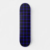 Skateboard Royal Blue Black Plaid (Devant)