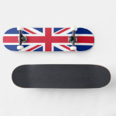 Skateboard Royaume-Uni Union Jack Drapeau des colonies britan (Horz)