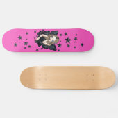 Skateboard, roze gothic fairy skateboard (Horizontaal)