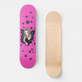Skateboard, roze gothic fairy skateboard (Voorkant)
