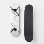 Skateboard Ruban blanc standard par Kenneth Yoncich (Recto)