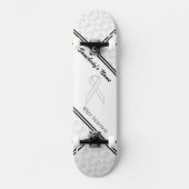 Skateboard Ruban blanc standard par Kenneth Yoncich (Recto)