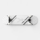 Skateboard Ruban blanc standard par Kenneth Yoncich (Horz)